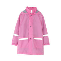Chaqueta Impermeable Para Niños Con Gorro Y Bolsillo Para Actividades Al Aire Libre En Primavera Y Otoño Color Sólido - details 5