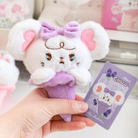 Muñeca Kawaii Mikko De Peluche Para Llavero Caja Sorpresa De Cumpleaños Para Niñas Ornamento De Ice Cream Cartoon Juguete Para Adultos - details 13