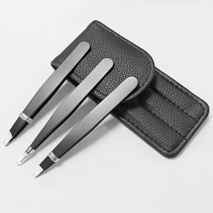Juego De Cejas Precisión Acero Inoxidable Para Cabello Facial Cabello De Piel Y Residuos Para Mujeres Y Hombres - 1
