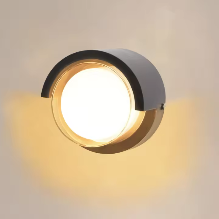 Lámpara De Pared Moderna Y Sencilla LED Para Exterior Impermeable IP65 Decorativa Para Jardín Puerta De Villa Balcón Luz De Pasillo Auto Contenida Sin Bombillas Incluidas - 1