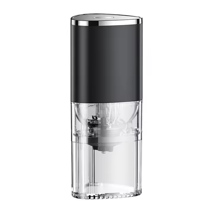 ZC Molinillo de café eléctrico portátil tipo C, núcleo de molienda de cerámica con carga USB, pulverizador de granos de café para el hogar - 1