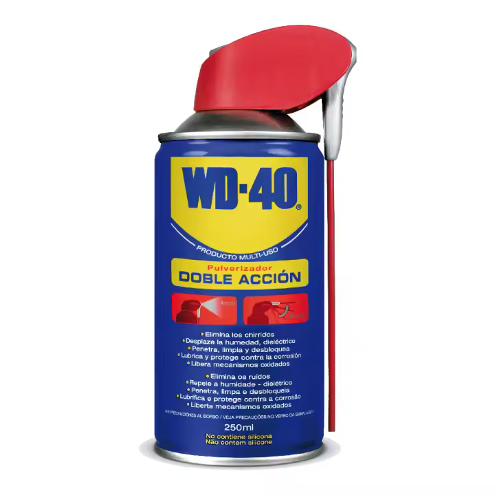 . WD40 DOBLE ACCIÓN 250ml 34530 WD40 LUBRICANTES Y ACEITES FAMILIA WD40 MULTIPLES APLICACIONES - 1