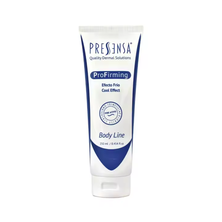 Pressensa - ProFirming Gel Reafirmante con Efecto Frío – Tonifica, Reduce Estrías y Mejora la Elasticidad – Con Algisium C®, Cola de Caballo y Manteca de Karité – 250 ml – Reafirmante Corporal Profesional para Piernas, Glúteos, Brazos y Abdomen - 1
