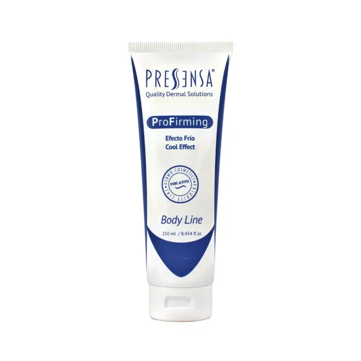 Pressensa - ProFirming Gel Reafirmante con Efecto Frío – Tonifica, Reduce Estrías y Mejora la Elasticidad – Con Algisium C®, Cola de Caballo y Manteca de Karité – 250 ml – Reafirmante Corporal Profesional para Piernas, Glúteos, Brazos y Abdomen - 1
