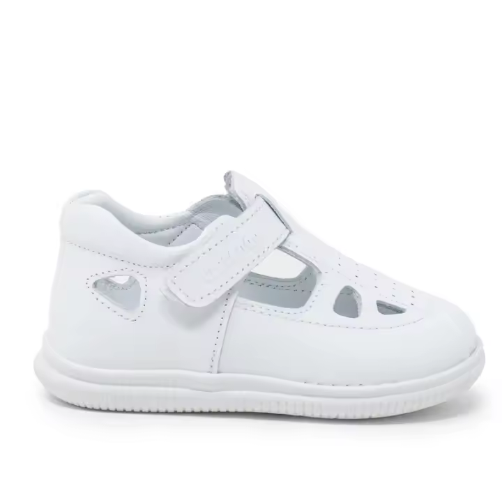 CRESCENDO SOFT-12 Zapatos primeros pasos bebé niño 31307 24V SANDALIA CALZADO RESPETUOSO BLANCO - 1
