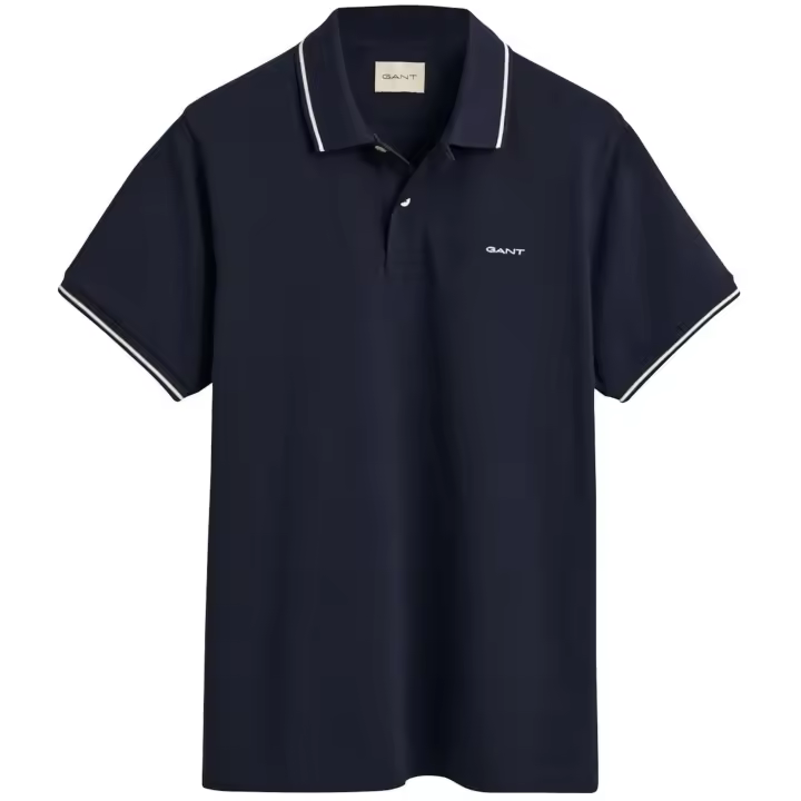 Polo Gant Tipping Ss Pique Polo - 1