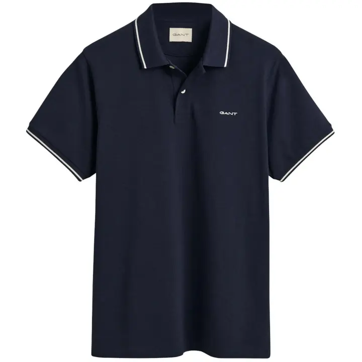 Polo Gant Tipping Ss Pique Polo - 1