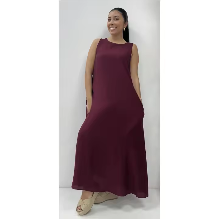 Vestido Chari Burdeos - 1