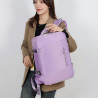 Bolsa de viaje expandible de gran capacidad con varios colores disponibles para computadora portátil de viaje, mochipa para Pareja with Carga USB para helbres y Mujeres. - details 30