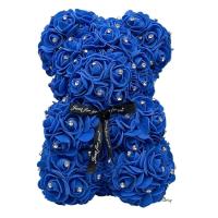 Rosa Artificial 25cm Oso Para Regalo De Aniversario Navidad San Valentín Cumpleaños Boda Fiesta Decoración De Hogar - details 6