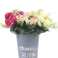 Bouquet De 1 Vaso De Hiedra Artificial Con 5 Cabezas De Algodón Decoración De Hogar Y Boda Falsa Lujo Para Interior Y Exterior - details 0