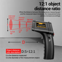 TAUKE TH201 Gun De Temperatura Infrarroja Portátil -50~550℃ Sensor De Láser IR Termómetro Con Pantalla VA Medidor De Termómetro Térmico - details 5