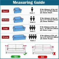 Funda De Sofá Elástica Moderna Para Sala De Estar Protector De Silla De Lámina Corner L-Shaped 1/2/3/4 Asientos Colores Variados - details 0