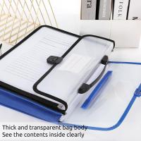 2 Pack Acordeón Portatil A4 Carpeta de Archivo Desplegable Archivador Clasificadores Organizador de Documento - details 1