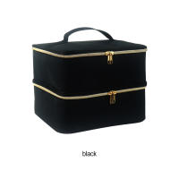 Estuche De Nailpolis De Nylon Para Fácil Almacenamiento Y Acceso Estuche Portátil Organizado Y Conveniente Para Transporte Negro - details 11