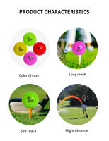 Caiton Bolas De Golf - 24pcs/Boquilla, Fácil Distancia Larga, Alta Rebound-Alto Altura Distancia, Sensación Suave, Esferas Coloridas - details 1