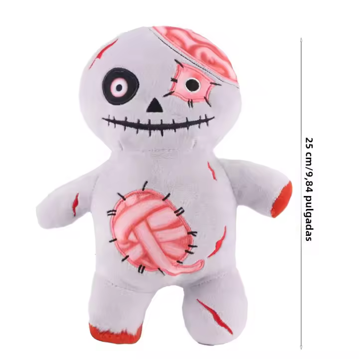 Muñeco De Peluche Zombie De Dibujos Animados Kawaii Para Halloween Regalo Creativo Para Niños Material Suave De Algodón PP Filling - 1