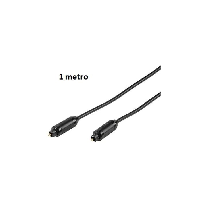 CABLE OPTICO DE AUDIO DIGITAL TOSLINK LANBERG CA-TOSL-10CC-0010-BK - 1 METRO - NEGRO