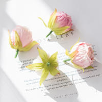 30/100Pcs Rosas Silken De Flores Artificiales Para Bodas Navidad Decoraciones De Hogar DIY Regalos Caja De Artesanías - details 5