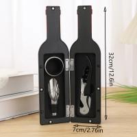 Juego De Vino Creativo 5-Piezas Con Abrebotellas Y Caja De Regalo Herramienta De Vino Material De Aleación De Aluminio Multifuncional Portátil Plegable - details 4