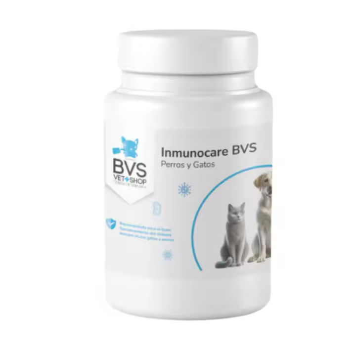 Inmunocare BVS para Perros y Gatos | Fortalece el sistema inmunológico, recomendado para el sistema inmune de los gatos y perros 30, 60 o 240 comprimidos | BARAKALDO VET+SHOP - 1