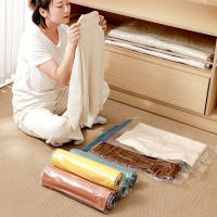 Bolsas De Almacenamiento De Vacío Plegables Y Reutilizables a Prueba De Polvo Para Ahorrar Espacio Con Bomba De Mano Organizador Para Ropa Fundas Para Cojines Y Edredones - details 5