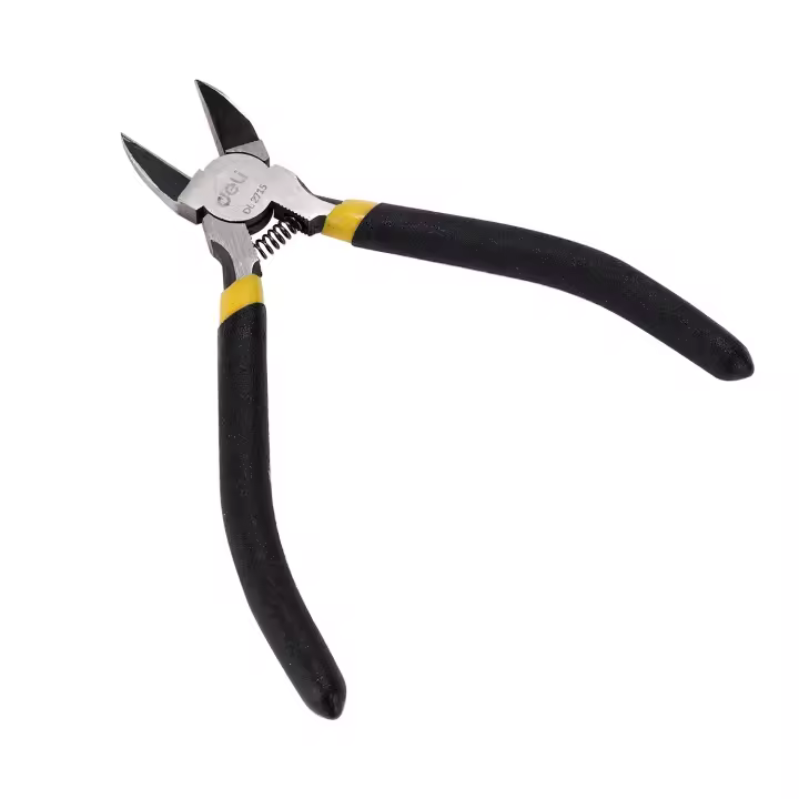 Alicates De Reparación Eléctrica Deli 5 Pulgadas Con Corte De Alambre Y Antideslizante Herramienta Manual Multifuncional De Plástico Para Electricistas - 1