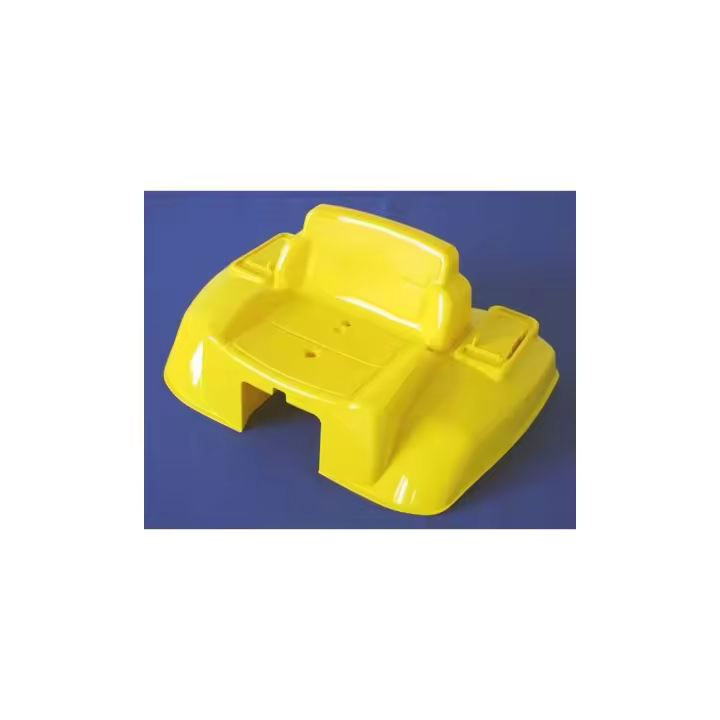 Rolly Toys Rolly Junior John Deere - Asiento Amarillo para Correpasillos - Protección con Guardabarros - Resistente a Vuelcos - 1