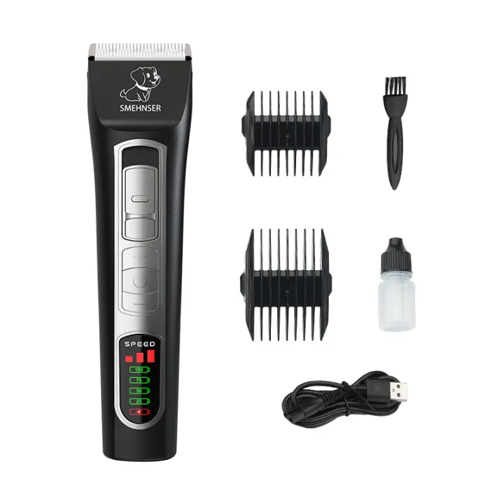 Cortador De Pelo Para Perros Profesional Alta Potencia Bajo Ruido Cortador De Pelo Para Mascotas Con Peinajes Para Animales - 1