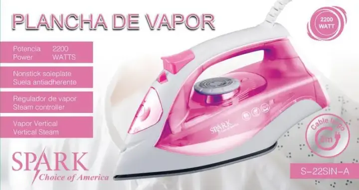 SPARK -  Plancha de Vapor Spark doméstica 2200 W TEFLÓN - 1