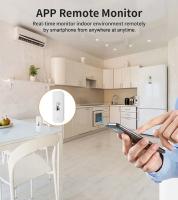 Sensor De Temperatura Y Humedad Zigbee WiFi Tuya Monitoreo Remoto Por App Para Hogar Inteligente Compatible Con Alexa Y Google Assistant - details 1