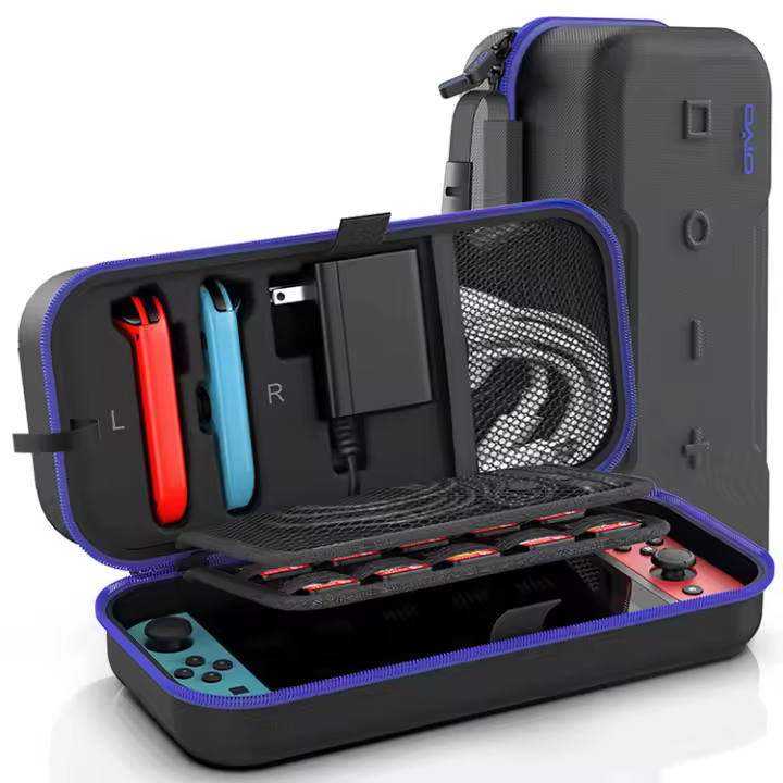 Bolsa de almacenamiento grande para Switch, protector de Transporte portátil, antiarañazo, impermeable, EVA, Bolsa de viaje - 1