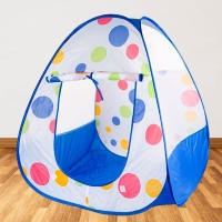 Carpa Para Niños Con Puntos Pequeña Casa De Juguete Doblabilidad Interior Y Exterior Juego De Princesa Para Niñas Y Niños - details 4