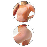 Conjunto de Yoga Deportivo de 2 Piezas sin Costuras para Mujer - Pantalones Largos de Cintura Alta para levantar la cadera, camiseta manga larga Deportivo - Ropa de Entrenamiento - primavera y otoño - Q9123 - details 2
