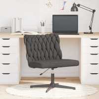 vidaXL Silla de oficina giratoria tela en color Gris oscuro/Taupé/Azul y más | cómodas modernas ergonómicas para comedor cocina salón hogar - details 0