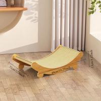 Juego De Juguete Para Gatos Muebles Multifuncional Con Tablero De Rasguño Desmontable Y Resistente Al Desgaste Incluye Cama De Descanso Material De Sisal Y Lino - details 6