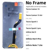 Pantalla LCD De 6.6" Para Tecno Camon 15 Air CD6 CD6S Con Digitizador De Pantalla Táctil Repuesto De Reparación Compatible Con CD6 Sin Rayones Ni Pixels Muertos - details 2