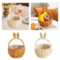 Cesta De Pascua Multifuncional Para Almacenamiento De Caramelos Y Regalos 7x11 Pulgadas Adorable Y Ligera Para Decoración Y Fiestas De Niños - details 3
