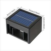 1pc Luz Solar De Inserción En Piso Brillante Para Jardín Exterior Impermeable Disco Solar Para Paisaje Camino Caminata - details 0