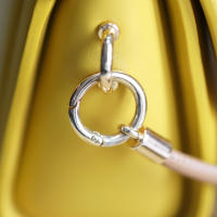 5pcs Hebilla De Primavera Para Llavero Anillo KC Color Dorado Abreable Gancho De Carabiner Redondo Bisagra De Metal Aleación De Zinc - details 0