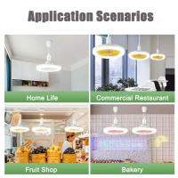Ventilador De Techo Con Control Remoto Y Luz Multifuncional Con Temporizador Moderno Ajustable Y Desmontable E27 Para Dormitorios - details 9