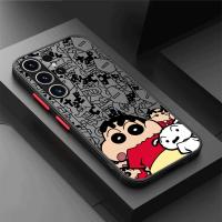 Funda De Teléfono Matte Armor Shockproof Para Samsung Galaxy Note 20 Ultra S23 S22 Ultra 5G Note 10 plus Con Diseño De Crayones S-Shin-C-chan - details 1