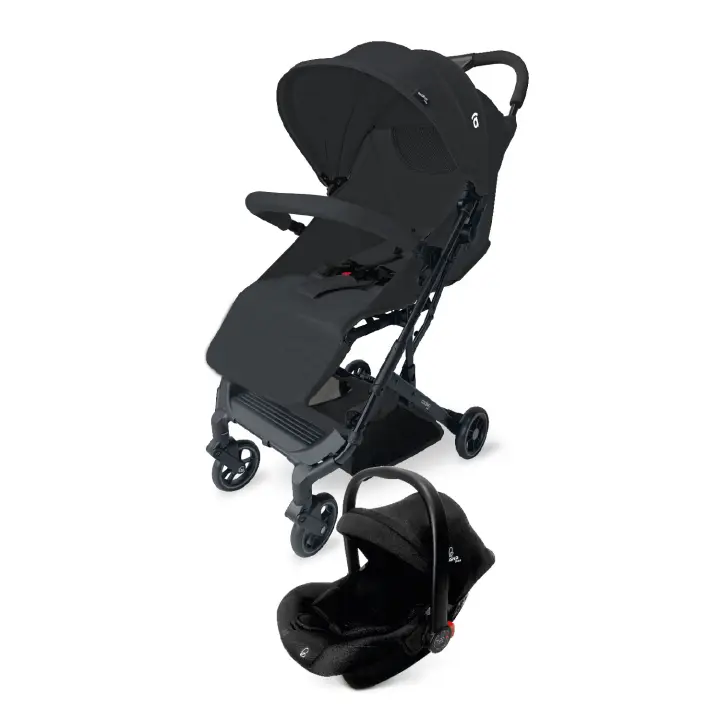 Asalvo Travel System Tumbuctu – Carrito de Bebé Multifuncional con Silla de Auto Grupo 0+, Reclinable, Ultraligero y Plegado Compacto - 1