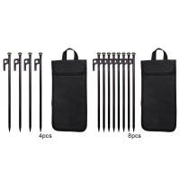 Juego De 4/8 Palos De Tenda De Acero Forzado Con Bolsa De Almacenamiento Para Acampar Y Construcción De Carpa Durable Para Exterior - details 5