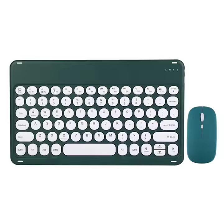 Set De Teclado Y Ratón Bluetooth Para iPad pro Air 2024 Tablet Xiaomi Samsung Universal Inalámbrico 10 Pulgadas - 1