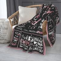 Manta De Plush Suave Y Cómoda Para Tener En Cuanto Mejor Tía Jamás Regalo De Cumpleaños Para Primo Adulto Diseño De Dibujos Animados Regalo Pensativo Para Tía - details 4