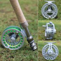 Carrete De Pesca Al Fly Sougayilang CNC Machined Aluminio Cuerpo Acero Inoxidable Eje Principal Knob Antideslizante 5/6 Pesca - details 32