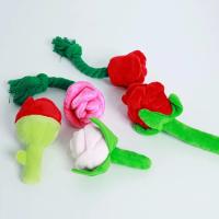Juguete De Masticar Para Perros Pequeños Y Medianos Muñeco De Peluche Con Sonido Rosa Reducción De La Boredom Y Ansiedad - details 2