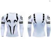 Camiseta De Compresión Para Hombre Jujutsu Kaisen Anime 3D Estampado Ropa Deportiva Para Gimnasio Quick Dry Camiseta De Entrenamiento - details 6