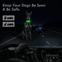 Collar LED Para Perros Ajustable Y Recargable Collar Nocturno Anti-Pérdida Para Pequeños Perros Productos De Mascotas - details 9